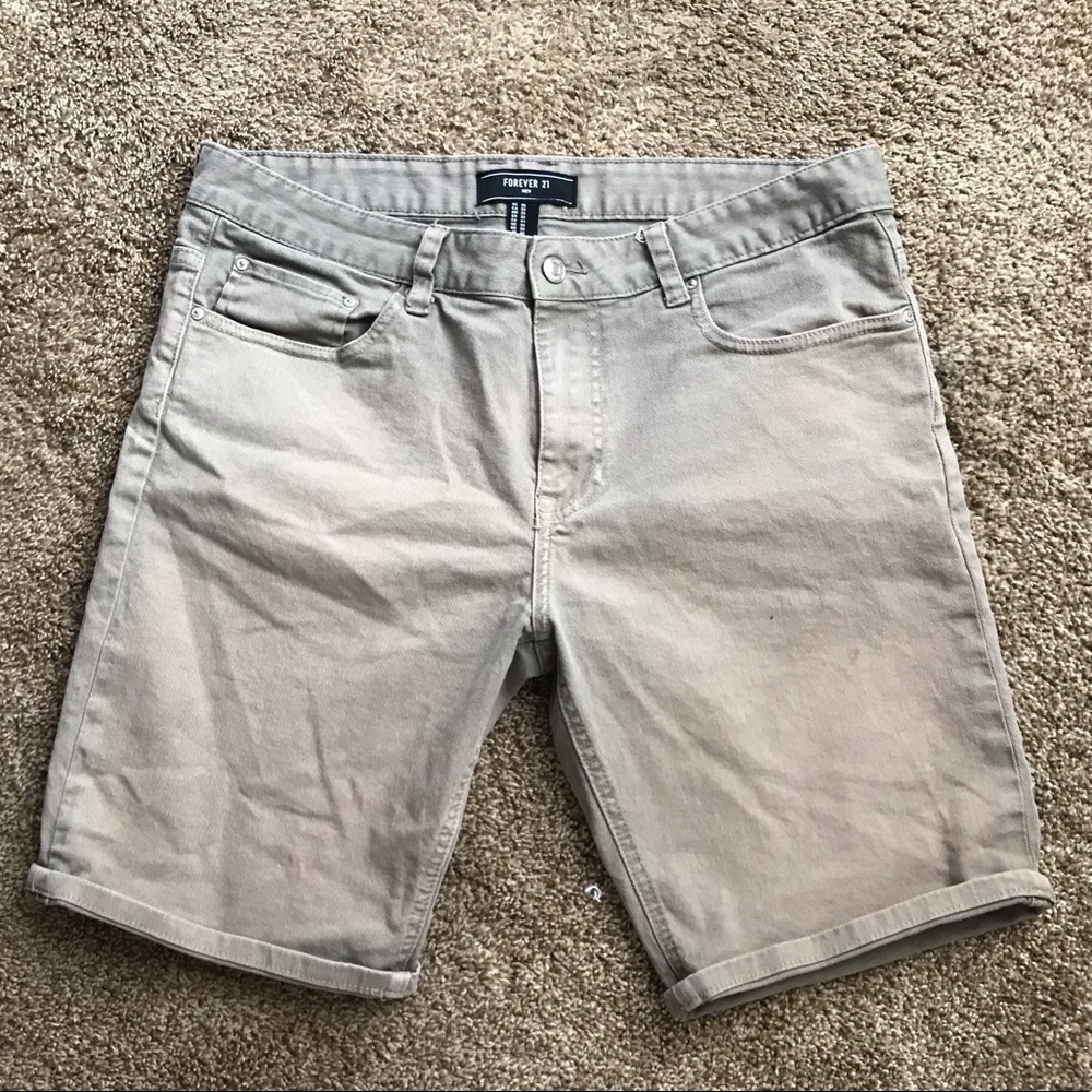 Forever 21 Men’s | Tan Vintage Jean Shorts